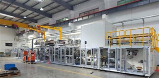 Máquina de almofada absorvente de alimentos